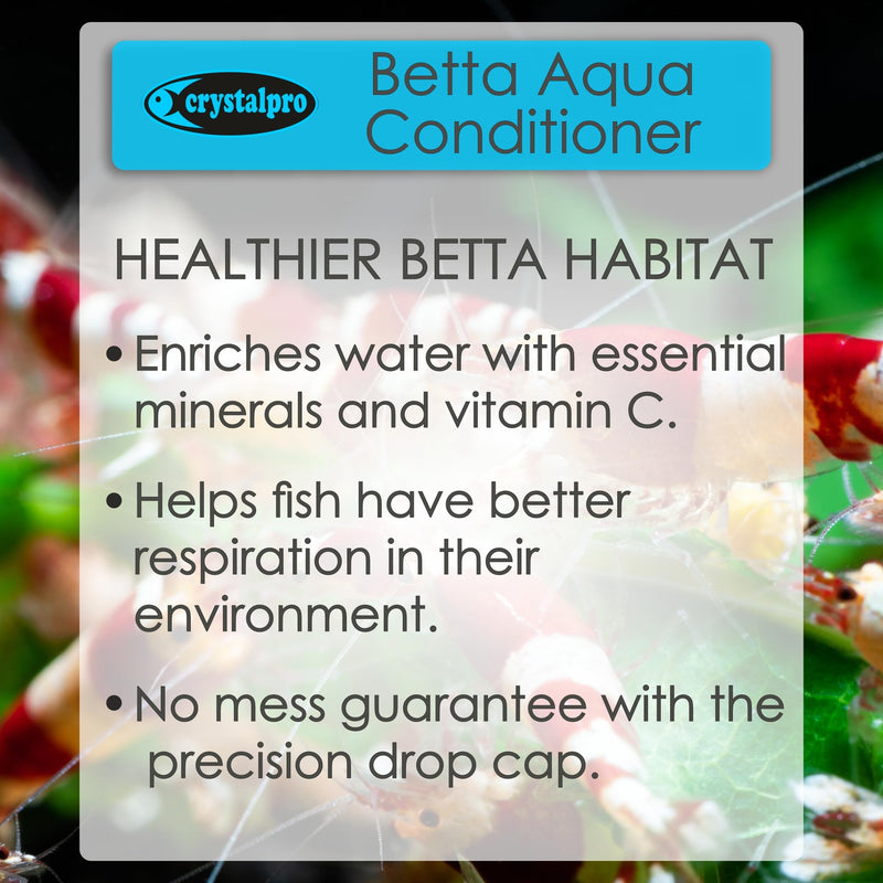 Betta Water Conditioner Treats 660 Gallons - Concentrated Betta Fish Water Conditioner Neutralizes Chlorine and Ammonia (4.2 Oz-125 ml)