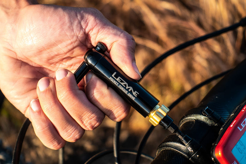 LEZYNE Pocket Torque Drive Bicycle Multi-tool, Pre-Calibrated Torsion Ratchet Torque Wrench, Includes Six Hardened Steel bits, EVA Case, Portable, Easy-to-use Bike Torque Wrench | bike-hand-tools