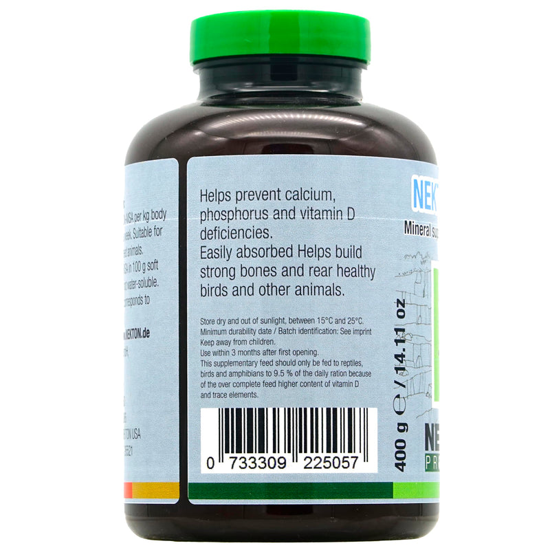 Nekton-MSA Mineral Supplement + D3 for Birds and Reptiles 400g / 14.11oz | Change Size to 400g / 14.11oz