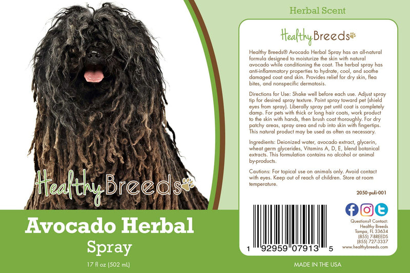 Healthy Breeds Pulik Avocado Herbal Spray 17 oz