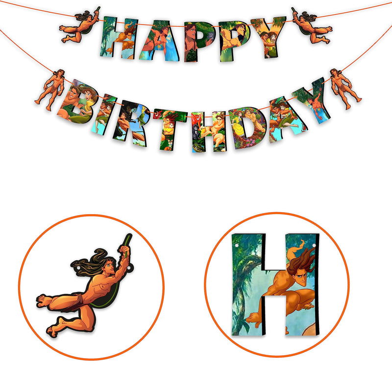 Seyal® Tarzn Happy Birthday Banner Seyal Tarzn Happy Birthday Banner