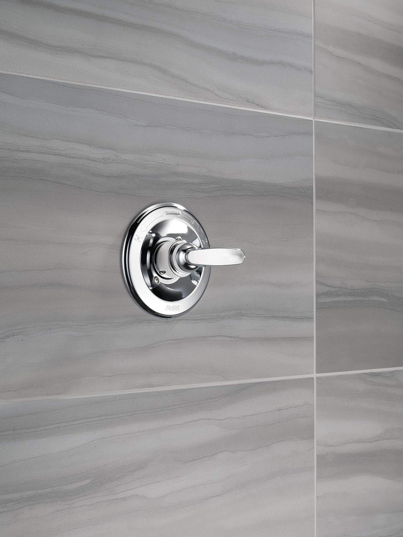 Delta Foundations 13 Series Single-Function Valve Trim Kit, Chrome Handle Set for Shower Faucet System, Chrome BT13010 (Valve Not Included) Valve Only