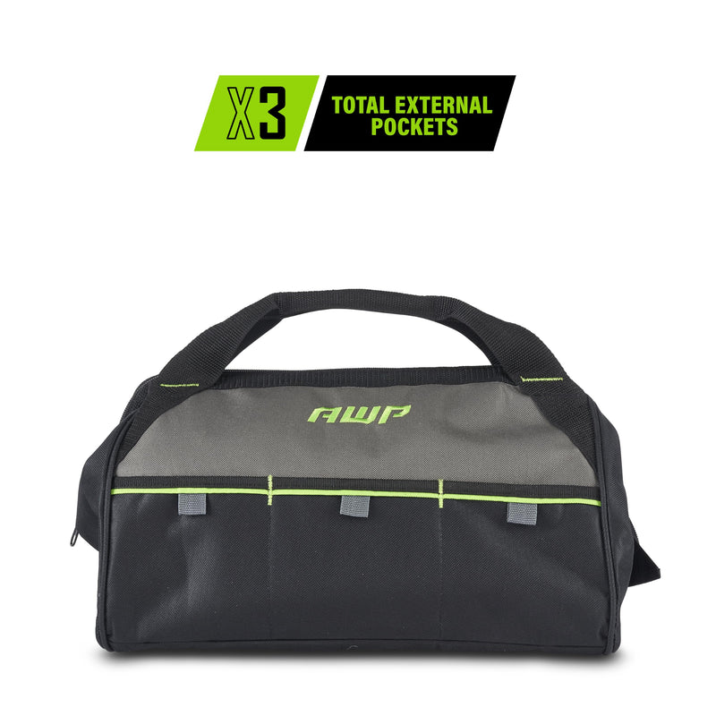 AWP 15 Inch Tool Bag with Apex Handle Design, Compact Size, Water-Resistant Construction - NewNest Australia
