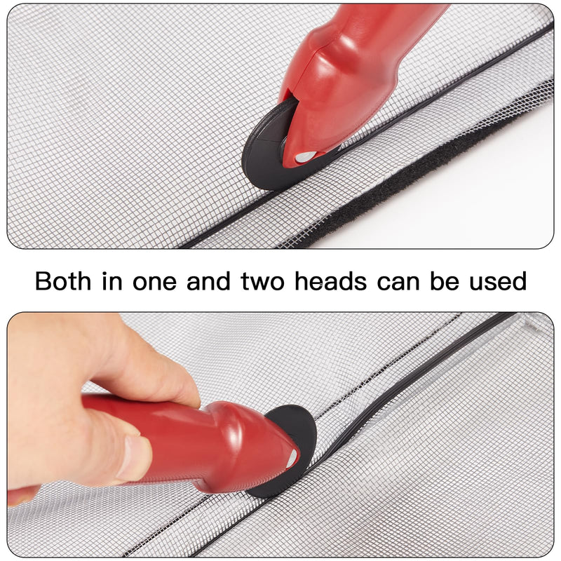 FLYZZZ Screen Repair Kit with 100ft Screen Spline and Screen Roller Tool and Screen Spline Remove Hook