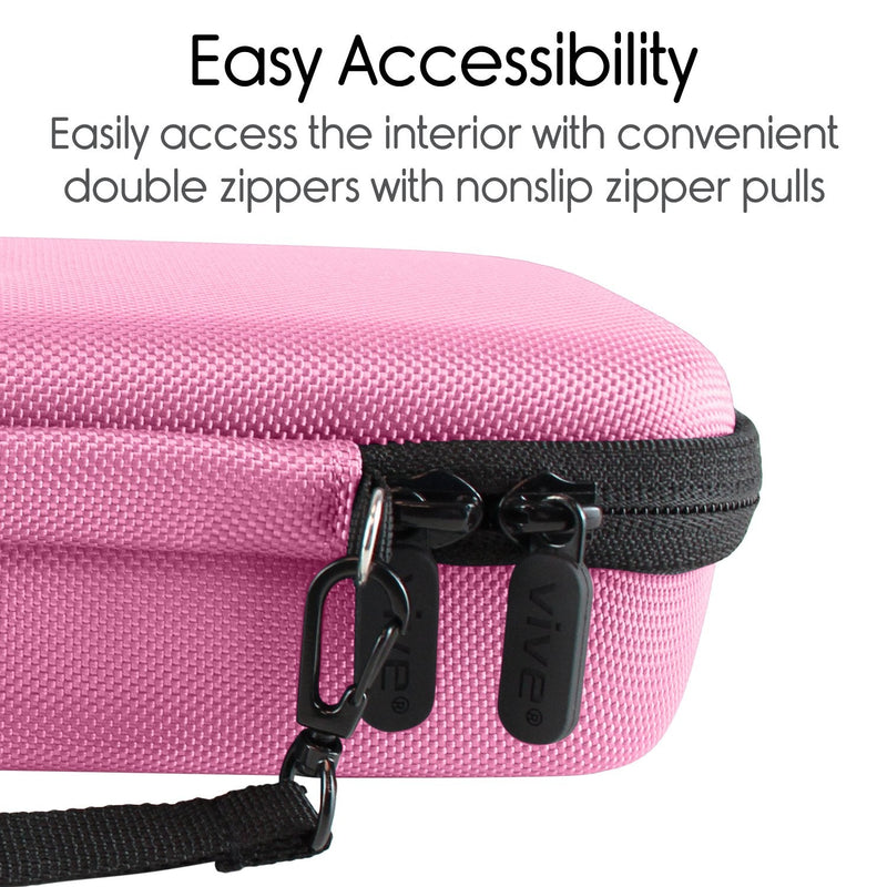 Stethoscope Case for Nurses - Hard Protective Equipment - Travel Holder Nursing School Essential - Fits 3M Littmann Classic III, Lightweight II S.E., Sphygmomanometer Pink