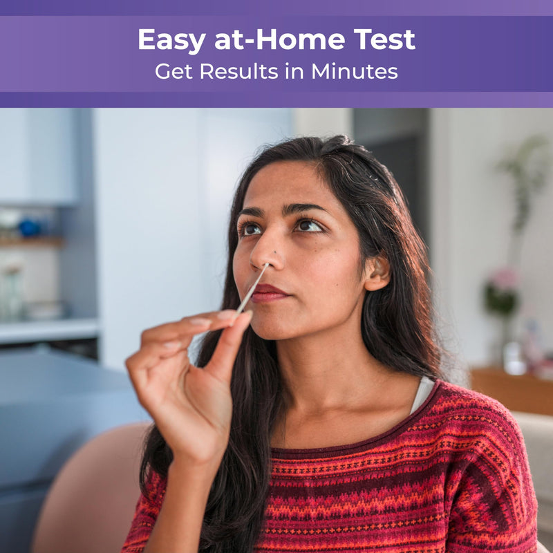 INDICAID COVID-19 Antigen Rapid Test, 6 Tests in 3 Individual Packs, FDA EUA Authorized OTC COVID Home Test, HSA/FSA Eligible, Fast and Easy to Use