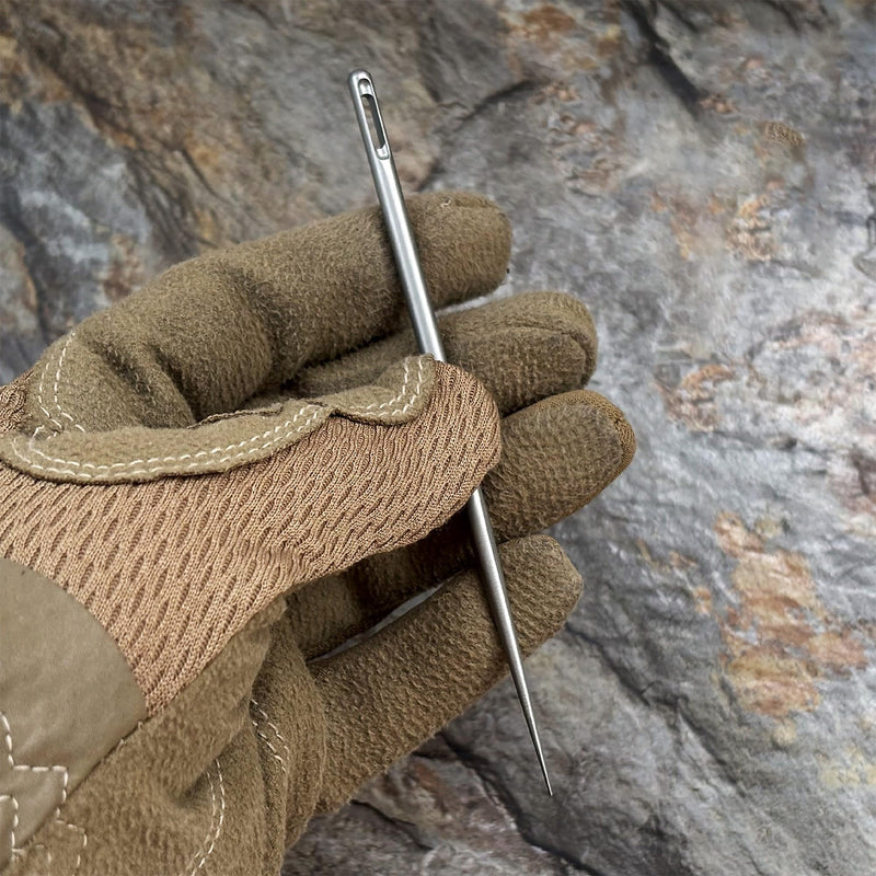 LULAOLIU Titanium Marlin Spike - Paracord Needle Tool & Knot Tying Tool for Rope Splicing - Ideal Boat Gifts for Men (1Pcs Triangular Perforation) 1Pcs Triangular Perforation