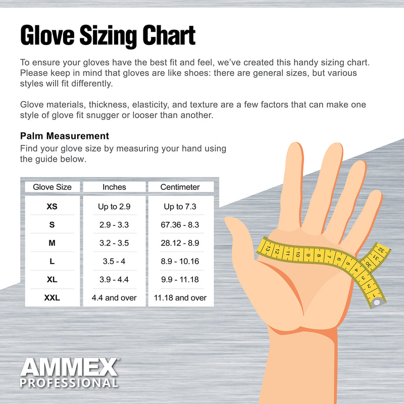 AMMEX Black Nitrile Exam Gloves, Box of 100, 3 Mil, Size Large, Latex Free, Powder Free, Textured, Disposable, Non-Sterile, Food Safe, ABNPF46100BX Large (Pack of 100)