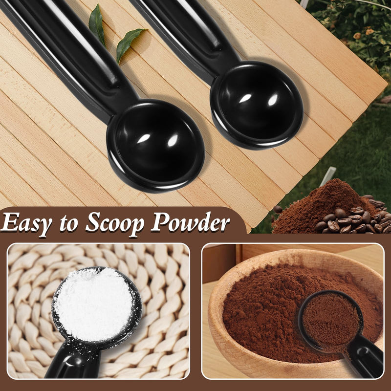 Espresso Coffee Machine Cleaning Brush 2 Pieces Coffee Brush Espresso Cleaning Brush with Spoon Head for Coffee Grinder and Espresso Cleaning Black 2 Pack 51/54/58mm