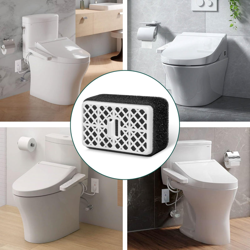 4 Pack Washlet Deodorizer Filter Compatible with TOTO THU6474-01/THU6474#01 THU6072 Washlets S550E C5 C2 SW3074 SW3054T40 SW3056T40, Bathroom Toilet Carbon Filter 4 pack