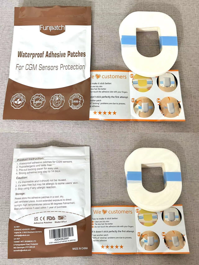 G7 Adhesive Patches Waterproof 20Pack G7 Overpatch Flexible CGM Tape Non-Glue Central Full Cover Hypoallergenic & Latex-Free Stelo Patch Overlay for 10 Days Long Stay, Multi-Colored