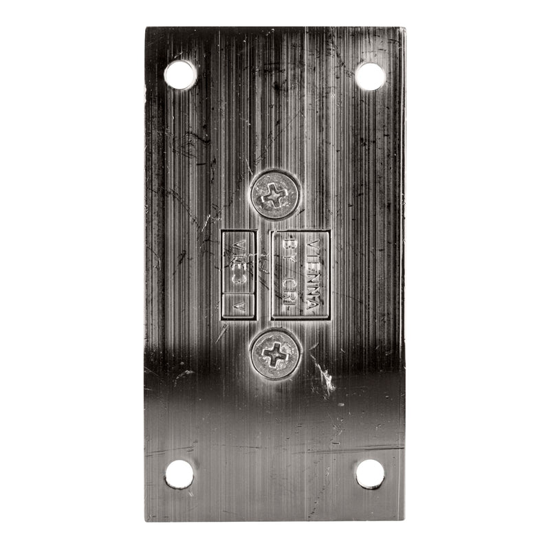 CRL Vienna 037 Series Satin Chrome Wall Mount Shower Door Hinge