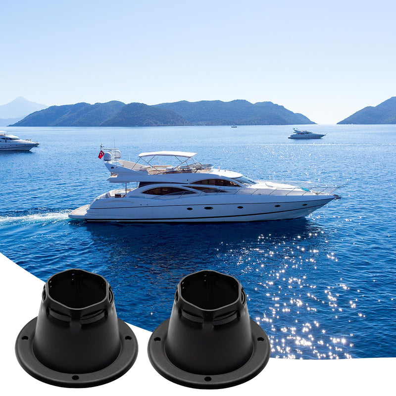 2 Pcs Marine Cable Boot 4-2/5" Waterproof Marine Grade Vinyl Boat Transom Steering Wires & Fuel Lines Protection with Cable Tie for Yacht Pontoon & Boat Electrical Management