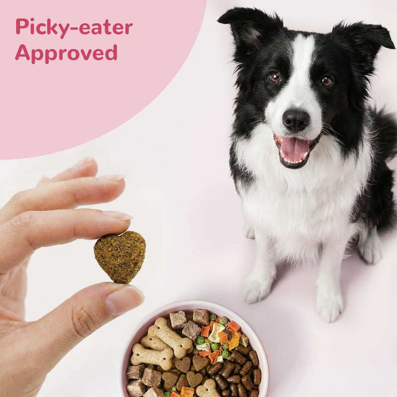 Heart Support Supplement for Dogs, Taurine for Senior & Puppy Dogs, Dog Multivitamin with CoQ10 & L-Carnitine for Heart, Cardiovascular & Antioxidant Support - 200ct Chicken 200 Chews