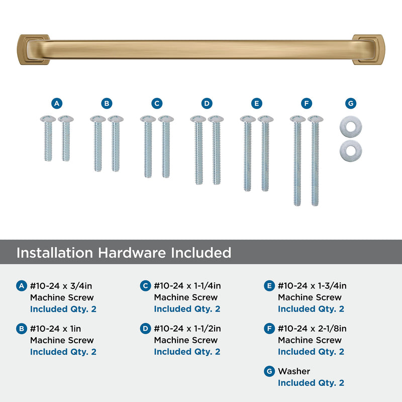 Amerock 12" Surpass Champagne Bronze Appliance Pull 12 Inch (305 mm) Center-to-Center