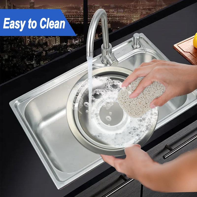 Chrome Range Drip Pans compatible with GE, Hotpoint and Kenmore Electric Stove - Replacement for WB31T10010, WB31T10011 (4 Pack, 2pcs 6" and 2pcs 8") for GE(2x6" and 2x8")
