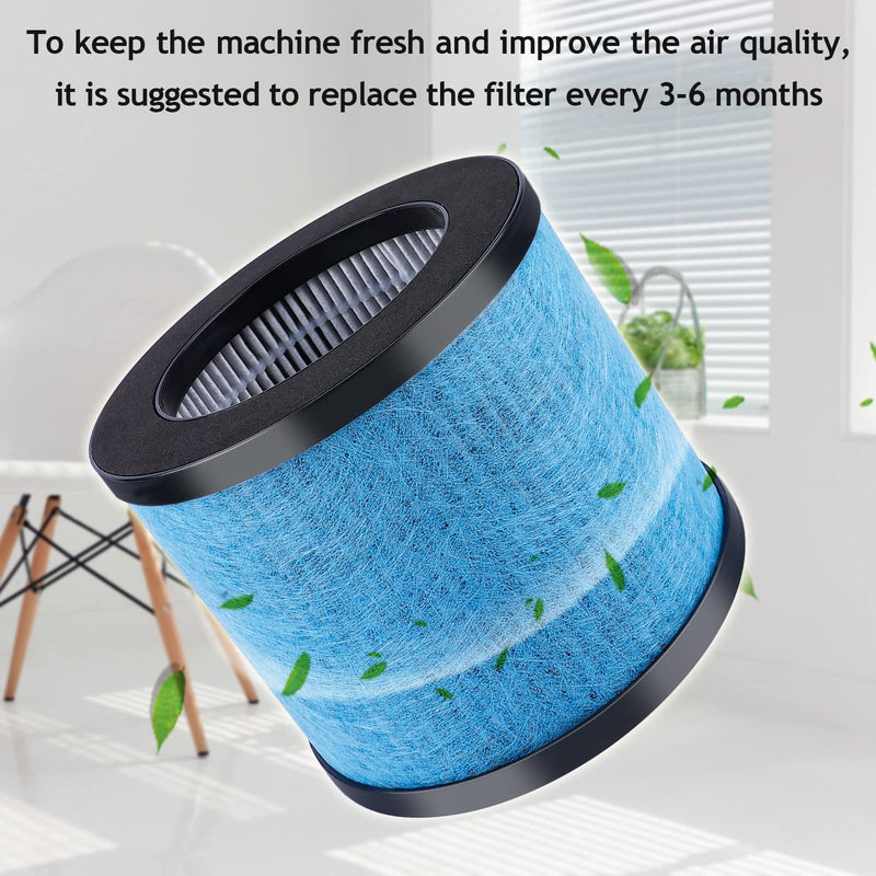 KEEPOW TPAP002 Hepa Filter Replacement Compatible with TOPPIN TPAP002