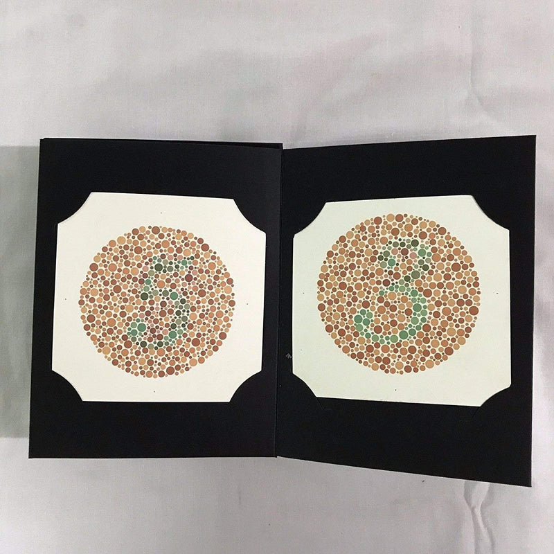 ISHIHARA Color Vision Test Book with 38 Plate with User Manual