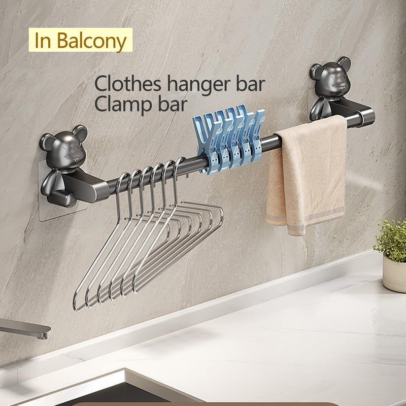 Towel Bar for Bathroom,15.7 Inch 4-Pack Towel Racks for Bathroom Wall Mounted,Towel Holder for Bathroom Accessories, Home Decor, Apparment Essentials