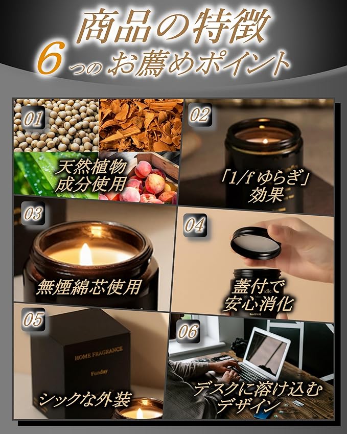 Aroma Jikan Men's Spicy Sandalwood Scented Candle, Sandalwood Scented for Men Oriental 200g 35 Hours Men'sSpicySandalwood BlackArmor Man Aroma Sexy Refreshing Soy Wax Spicy Valentine's Day - NewNest Australia