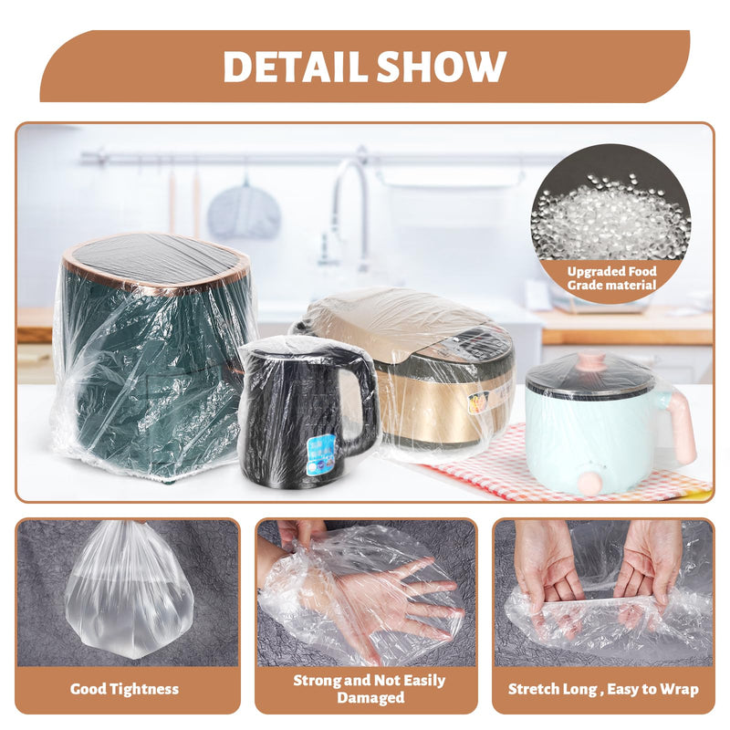 40 PCS Kitchen Disposable Dust Cover, Appliance Dust Covers, Thickened Elastic Dust Cover for Air Fryer, Blender, Coffee Maker, Slow Cooker, Toaster Oven Blender Pressure Cooker Accessories
