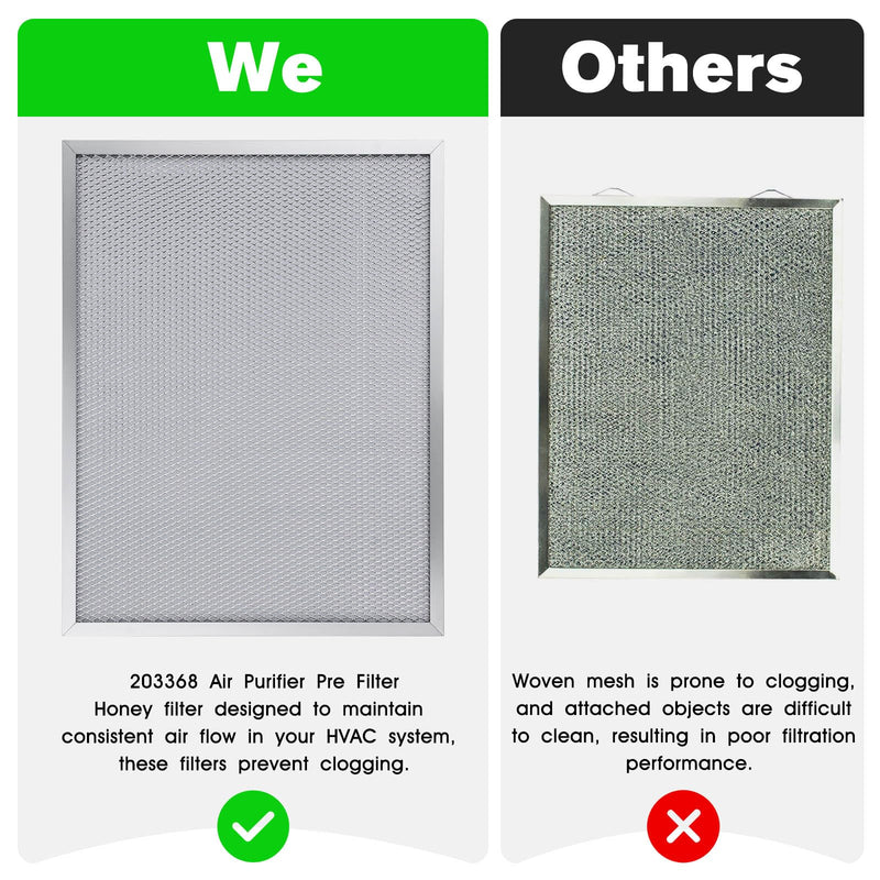 50000293-002 Post Filter Replacement for Honeywell Electronic Air Cleaner | 16" X 12.5" 203368 F50F F300E Fits Honeywell Electronic Air Cleaner Filter 16" X 25" F300E1019 F300A1625 F50F1073 - (2 Pack)