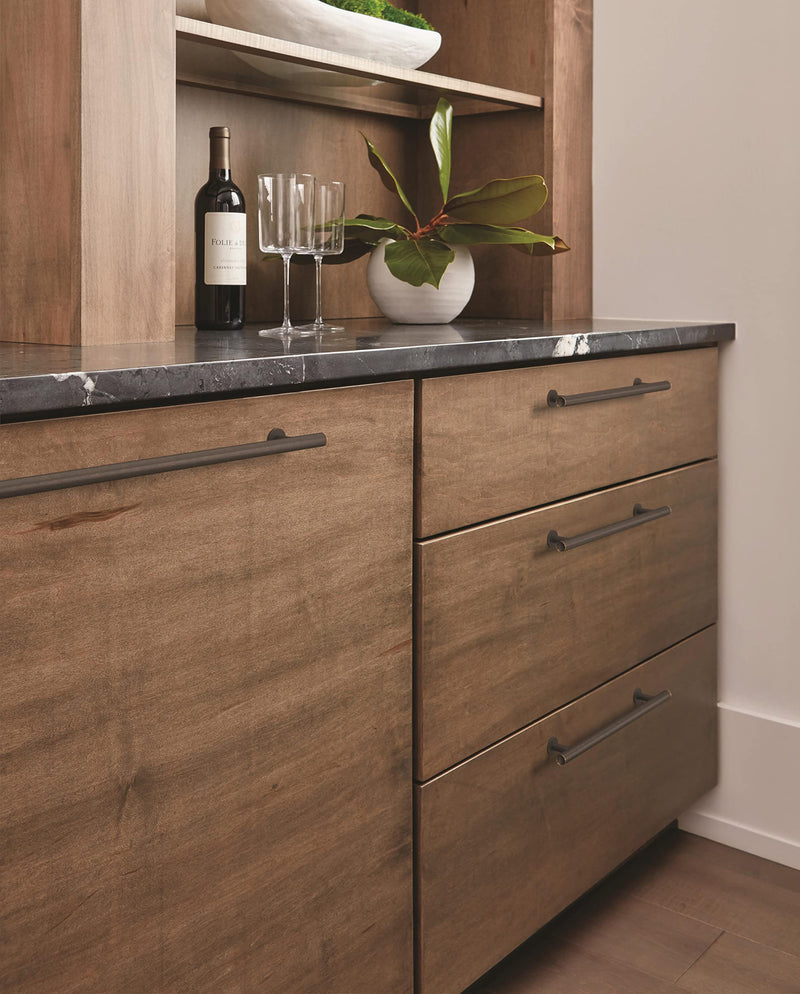 Amerock | Cabinet Pull | Oil Rubbed Bronze | 10-1/16 inch (256 mm) Center-to-Center | Radius | 2 Pack | Drawer Pull | Cabinet Handle | Cabinet Hardware