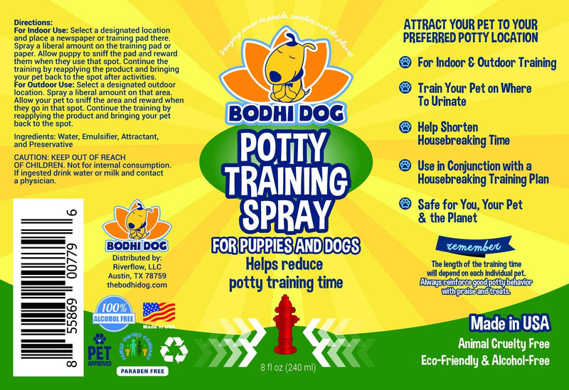 Bodhi Dog Potty Training Spray | Indoor Outdoor Potty Training Aid for Dogs & Puppies | Puppy Potty Training for Potty Pads | Made in USA 8oz - PawsPlanet Australia