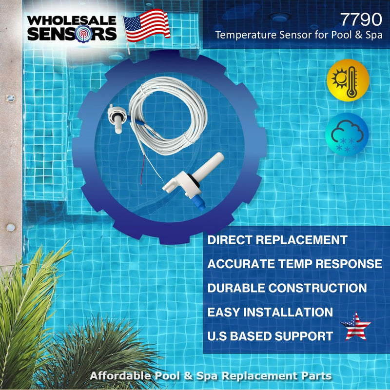 Replacement Jandy Zodiac 7790 Temperature Sensor Probe 12 Month Warranty & USA Support