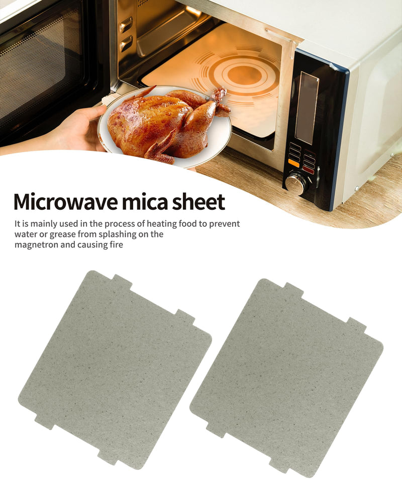 2 PCS Waveguide Cover, Universal Mica Sheet for Microwave Oven, Cut to Size, 108mmX99mm 108mmX99mm-2PCS