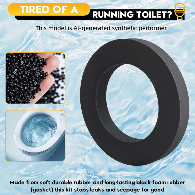 4 in. Toilet Flush Valve Gasket Fits for Kohler Toilet Tank Components | 4 in. Toilet Flush Valve Gasket, Compatible with Kohler Toilet Tank Components, Replace 1032640, K84284, GP83996 and GP83888