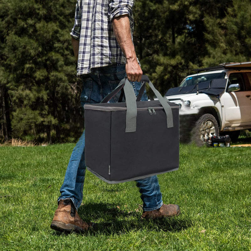 Carrying Bag Compatible with GasOne Portable Butane Gas Stove for Travel, Camping, Picnic Black
