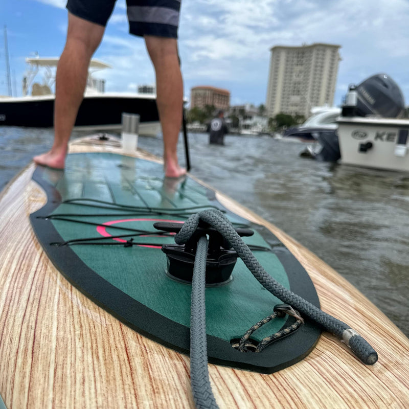 E-Sea Cleat- Heavy-Duty Suction Mounted Utility Cleat | Tie up kayaks, secure boat fenders, secure paddle boards, RV towel hanger, attatch accessories