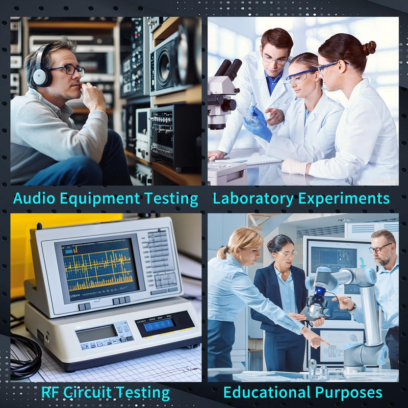 7.83Hz Schumann Wave Resonance Generator, Ultra-Low Frequency Pulse Generator, 0.01Hz~200000Hz Adjustable Sine Wave Resonance Generator, USB Powered Schumann Generator, USB Cable Included