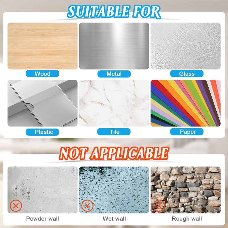 Double Sided Sticky Dot Stickers Removable Round Clear Tack No Trace Sticky Waterproof Small Stickers 204Pcs