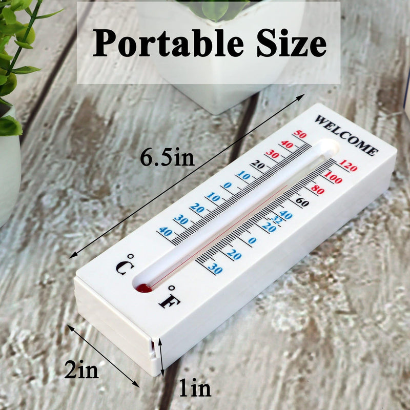 Hide A Key Outside Thermometer Decorative Key Hiders Holder Containers Lockbox for House Spare Keys Cabinet Outdoor Secret Compartment Items Safe Storage Yard Garden Indoor Geocaching