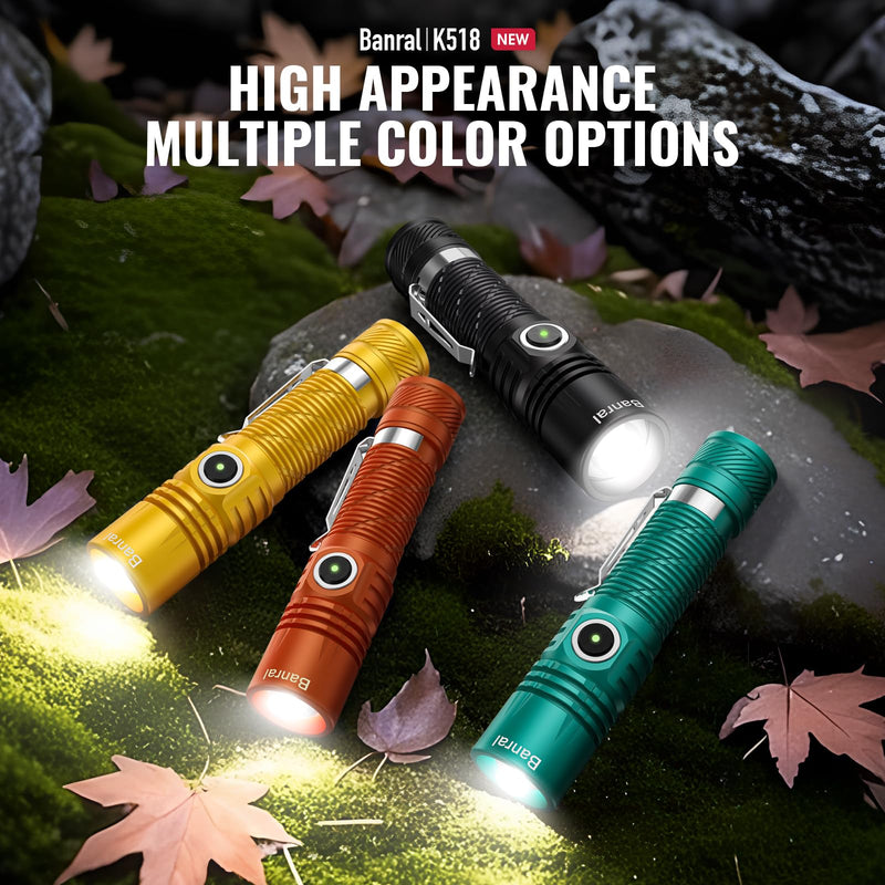Banral Rechargeable Tactical Flashlights, High Lumens Small Mini USB-C LED Flashlight, Compact EDC Flash Light, 4 Modes&Memory Function, Waterproof Pocket Lights for Home,Camping,Emergency,Car,Hiking Black 2