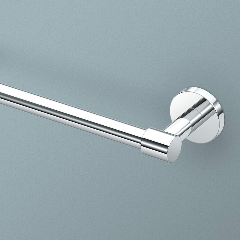Gatco 4661 Reveal Wall Mounted Towel Bar, Chrome Bathroom Towel Holder, 18-Inch Bath Towel Rack, Modern Bathroom Hardware for Hand Towels, Bath Towels & Guest Bathroom Organization 18 Inch