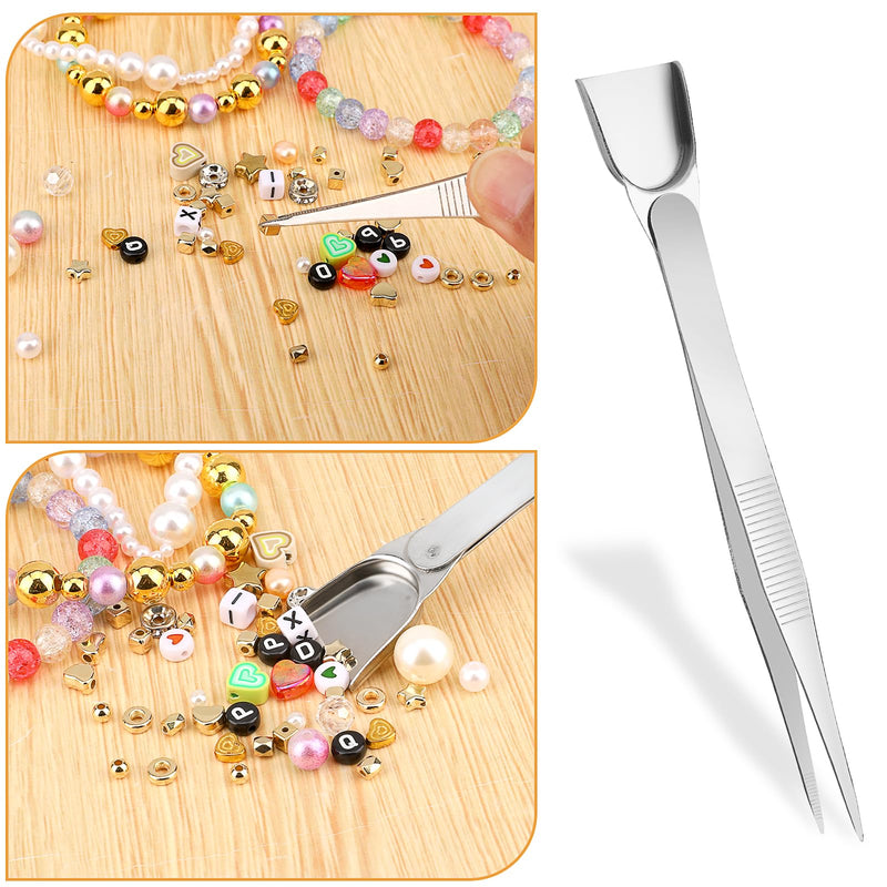 3Pcs Grabber Tool Holder Set Jeweler's Pick Up Sprinkle Pen Jewelry Tweezers 4 Claw Piercing Ball with Prongs Diamond Claw Precision Stainless Steel For Tiny Objects IC Chip Electronic Components Black