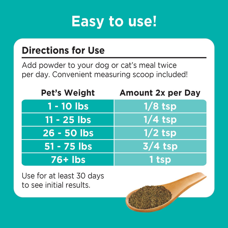 Solid Gold SeaMeal Kelp-Based Supplement for Skin & Coat, Digestive & Immune Health in Dogs & Cats; Natural, Holistic Grain-Free Supplement Powder 1 lb - PawsPlanet Australia