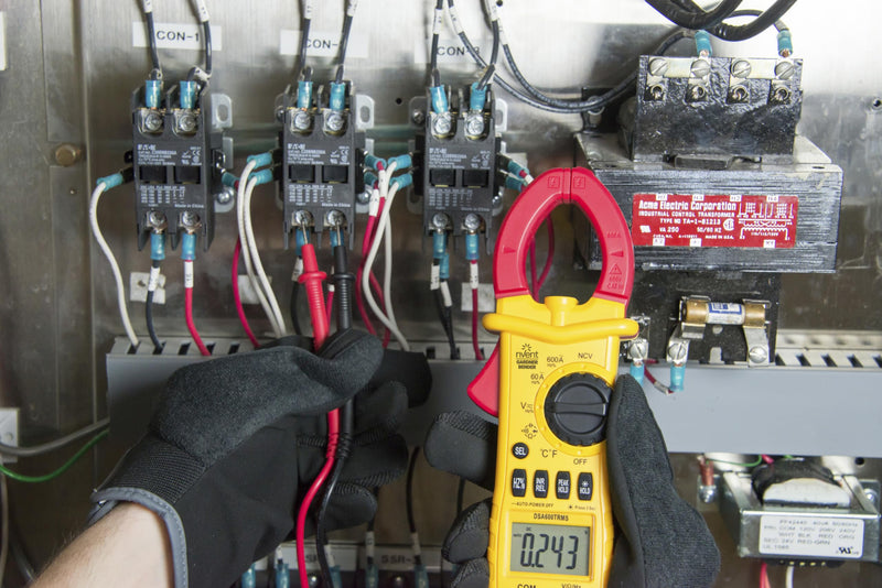 Sperry Instruments DSA600TRMS 12 Function True RMS Digital Clamp Meter, Yellow 600V, 600A AC 12 Function, 28 Range