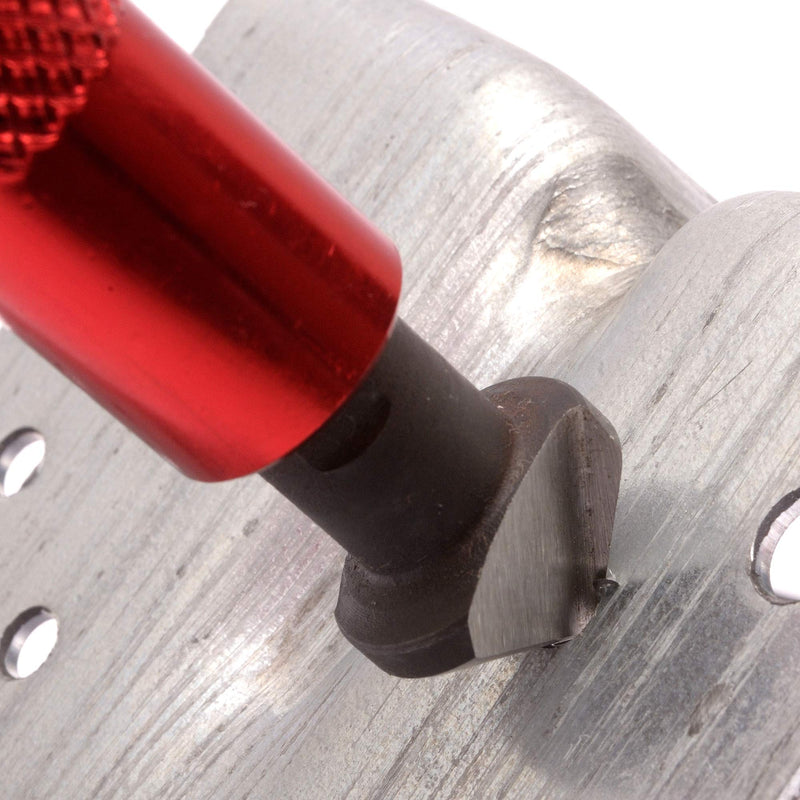 AFA Tooling - Deburring Tool & Countersink Hand Reamer with 10 Extra Blades - Works on Metal, Resin, PVC Pipes, Copper, Plastic and 3D Printed Edges - Plumbing & 3D Printing Burr Removal Reamer Tool Reamer & Deburring Tool