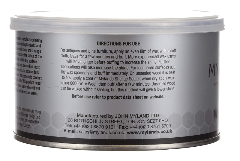Mylands Wax Polish, 1 Pint, Clear