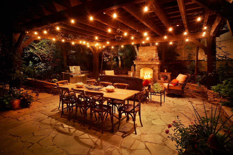 Lampat String Lights, LED 25Ft G40 Globe String Lights with Bulbs-UL Listd for Indoor/Outdoor Commercial Decor 25 FT