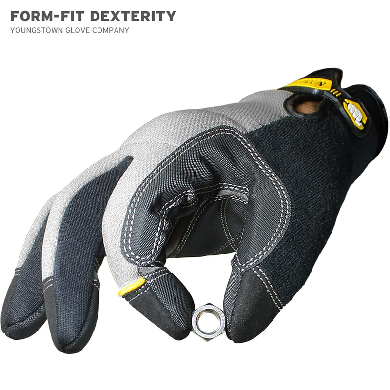 Youngstown Glove Company mens safety work gloves, Grey, 2X-Large US XX-Large Gray