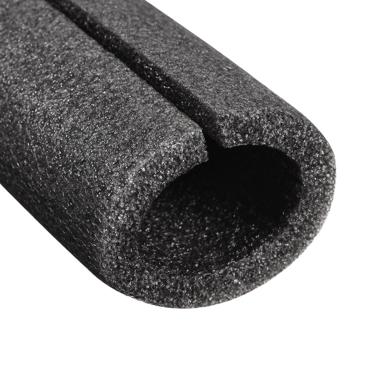 uxcell Foam Tube 1.64 Ft Length 1.37in ID 2.15in OD Hollow Pipe Cover for Protecting Pipes and Heat Preservation Black 2 Pack 1.37 x 2.15inch