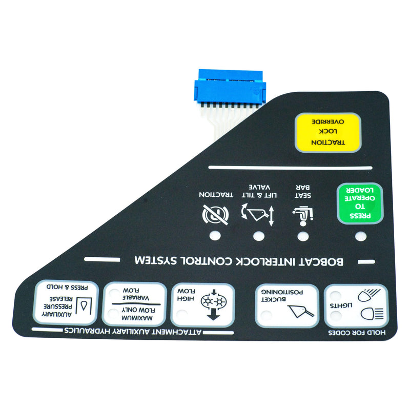 Left Instrument Panel 6675982 Replacement for Bobcat Equipment 6689754 and 6672346 Instrument Button Panel Fits A220, A300, S130, S150, S160, S175, S185, S205, S220, S250, S300, S330,