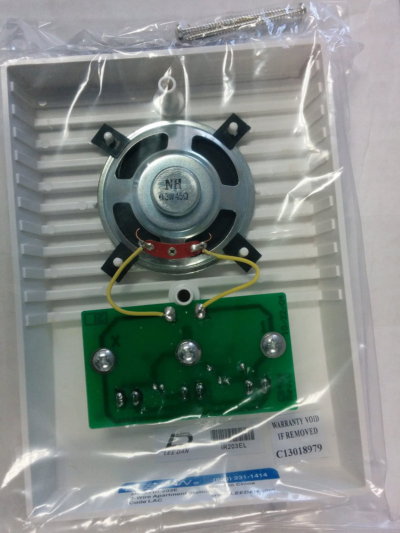 NEW Leedan / Tektone Ir203e Apartment Station Surface Mount 3 Wire