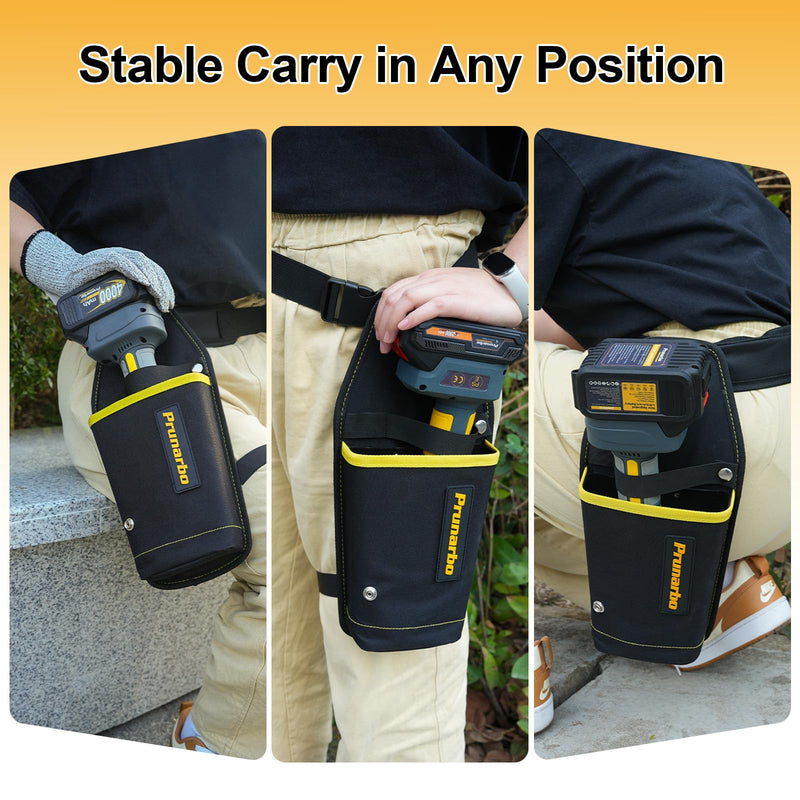Pruner Holster with Belt Thicker Version Plastic Liner Added | Adjustable Durable Tool Pouch for Gardening, Pruning Shears Holder Organizer Kit for Orchardist Gardener Farmer