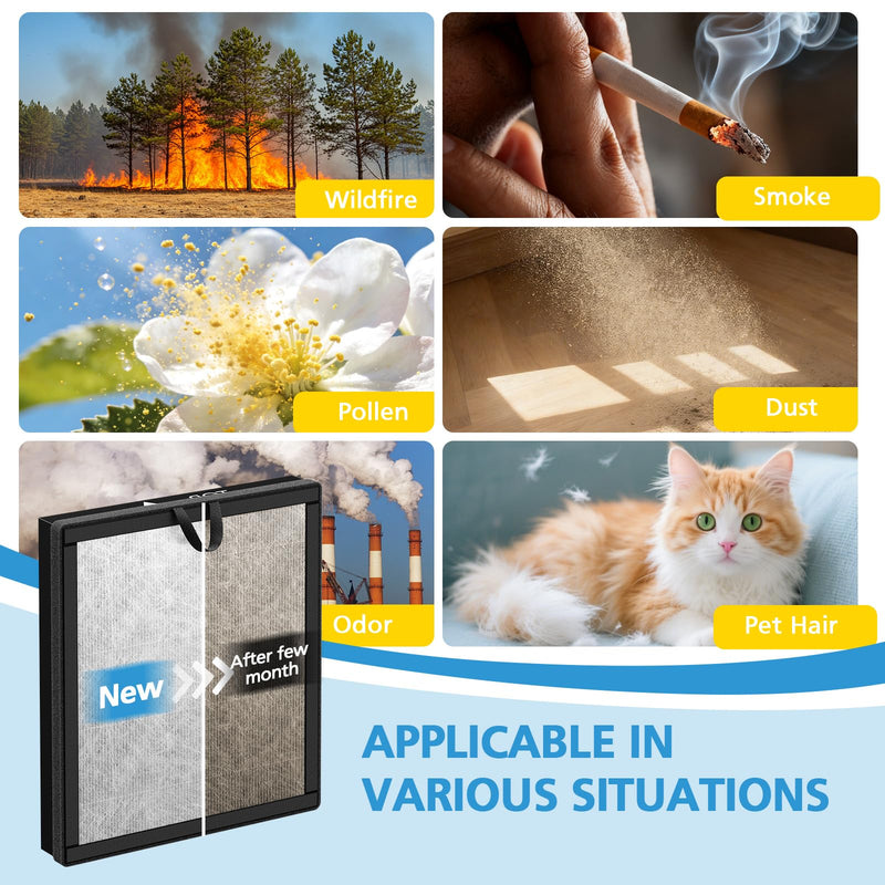 2 Pack Replacement Filter Compatible with AEOCKY Cybertron Air Purifier